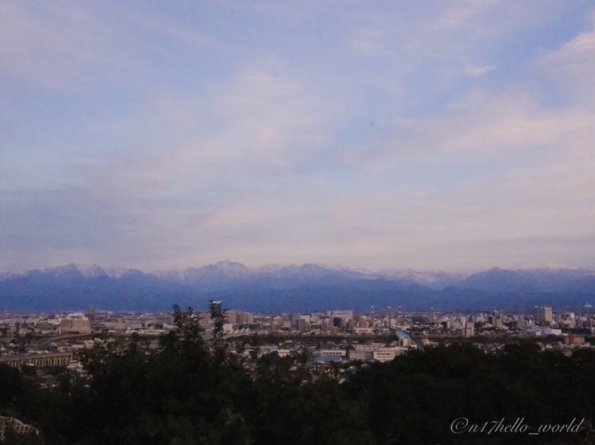 呉羽山公園展望台